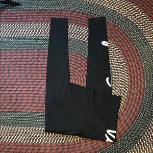 Victoria’s Secret Black High Rise Cotton Leggings Size Small